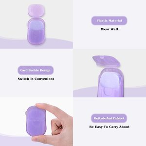 Feuilles de <span class=keywords><strong>savon</strong></span> en papier jetables solubles dans l'eau <span class=keywords><strong>pour</strong></span> le lavage des mains, respectueuses de la peau, de marque privée - Product Image 2