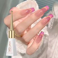 XEIJAYI Vente en gros – Vernis à ongles gel UV Macaron Candy 6 couleurs 10 ml pour nail art DIY avec violet prune – Fournisseur d'usine