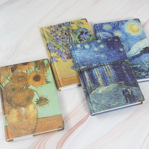 Diario con Copertina Rigida Vintage, Dipinto a Olio di <span class=keywords><strong>Van</strong></span> <span class=keywords><strong>Gogh</strong></span>, Pagine Interne Colorate, Quaderno con Copertina Rigida - Product Image 1