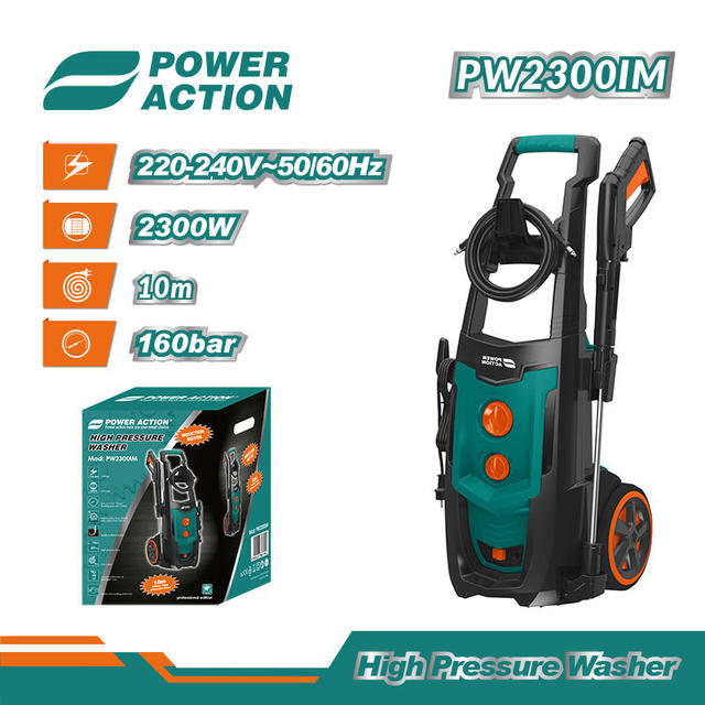 Durable 1700W Electric Car High Pressure Washer 220V 160Bar 1740PSI Portable Power Washing Equipment for Villa Yard Vehicle Care