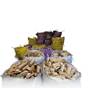 Bois de chauffage en pin africain pour le chauffage, la cuisson et la grillade - Bûches rondes rouges et blanches de qualité A - Product Image 1