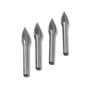 Chất lượng cao cấp mới nhất 2.35mm Shank vonfram thép cacbua raotary Burrs đặt Vonfram cacbua trống và bit nhà sản xuất - Product Image 1