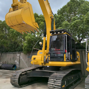 Excavatrice sur chenilles d'occasion Komatsu en bon état PC200 22t Moteur et pompe à haut rendement fabriqués au Japon Composants Yuken à vendre - Product Image 1