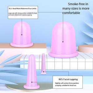 Dalam stok silikon bekam pijat bekam artefak kelembaban penyerap titik akupuntur Dehumidifier 4 buah bekam Set - Product Image 5