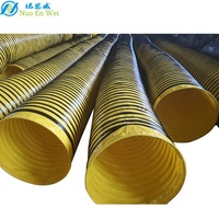 Conduit d'air flexible de ventilation à pression négative antistatique de haute qualité de 400mm 16 pouces
