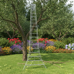 Échelle d'élagage de jardin en aluminium multifonctionnelle de style industriel Outil polyvalent riveté pour usage domestique - Product Image 1