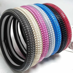 JQ535 Perles de silicone colorées <span class=keywords><strong>Couvre</strong></span> <span class=keywords><strong>volant</strong></span> 15 pouces/38 <span class=keywords><strong>CM</strong></span> <span class=keywords><strong>Couvre</strong></span> <span class=keywords><strong>volant</strong></span> universel - Product Image 4