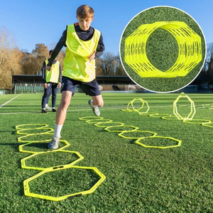 Cincin latihan kelincahan grosir meningkatkan kinerja Anda dengan latihan kaki Serba Guna-Aksesori sepak bola - Product Image 4