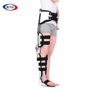 Type II <b>hip</b>, knee, ankle, and foot brace; single-leg side <b>support</b> brace with waist <b>support</b>; small waist size. - Product Image 1