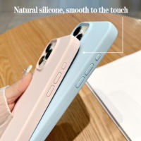 Étui de téléphone magnétique en silicone liquide pour iPhone 16, protection anti-chute, coque pour iPhone 17 Air, Apple 17 Pro Max