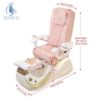 Mobilier professionnel pour salon de manucure, fauteuil de pédicure et de manucure, spa pour les pieds