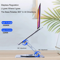 Supports ergonomiques réglables pour ordinateur portable, accessoires pour ordinateur portable, support rotatif à 360°