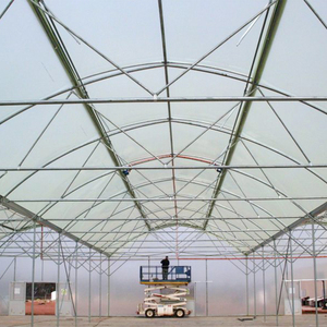 Serra idroponica tropicale con tetto a ombrello e ventilazione, serra multispan per clima tropicale, serra a tunnel 4 stagioni - Product Image 5