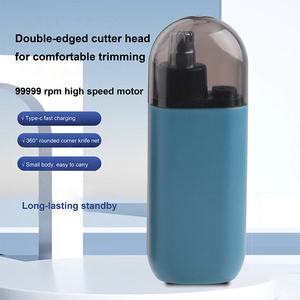 Tondeuse électrique indolore pour hommes, rechargeable par USB, pour les oreilles et le nez, étanche et bon marché - Product Image 1