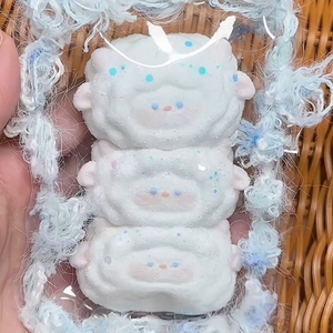 Juguete Antiestrés de Plástico con Forma de Bola de Arroz y Yema de Huevo, Regalo Creativo para Estudiantes, Niños y Adultos - Product Image 2