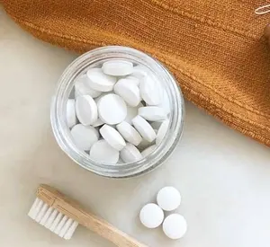 Zahnpasta tabs fluorid frei und ECO-freundliche Reise-Mundwasser tabletten