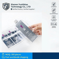 Étiquettes adhésives en PVC holographiques personnalisées avec logo imprimé YSB, imperméables, avec estampage à chaud en or pour l'emballage des aliments et des bouteilles en verre