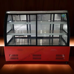 Présentoir de réfrigérateur à gâteaux de 1.5m Présentoir à gâteaux Comptoir Réfrigérateur à gâteaux avec roues - Product Image 6