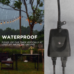 Không dây điều khiển từ xa Outlet (2 cửa hàng, 80 feet phạm vi) ETL được liệt kê khả năng chịu nước điện từ xa Outlet cho Đèn Ngoài Trời - Product Image 5