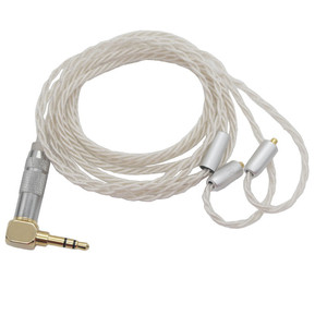 Silver Plated MMCX <b>Headphone</b> Cable For SE846 SE535 SE215 SE425 UE900 Male To Male Audio <b>Adapter</b> Coiled Design - Product Image 5