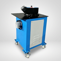 Machine de formage d'angle pour tuyaux de ventilation CVC, pour la fabrication d'angles en forme de crevette pour tôles de fer galvanisé