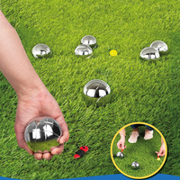 Ensemble de boules de pétanque en acier inoxydable, jeu de sport de plein air, jeu de jardin, ensemble de pétanque durable et portable