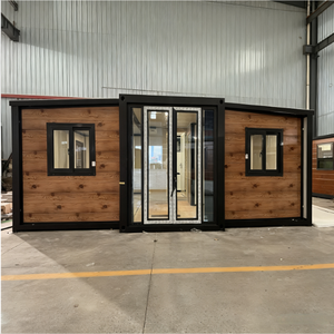 Mở rộng đúc sẵn container nhà 20ft/40ft thép & gỗ midcentury hiện đại thoáng khí thiết kế 2-5 phòng ngủ biệt thự cửa hàng sử dụng - Product Image 1