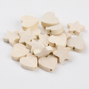 <span class=keywords><strong>Perles</strong></span> en <span class=keywords><strong>bois</strong></span>, nouvelles <span class=keywords><strong>perles</strong></span> en <span class=keywords><strong>bois</strong></span> de hêtre <span class=keywords><strong>perles</strong></span> de dentition en <span class=keywords><strong>bois</strong></span> de hêtre en forme d'étoile de coeur - Product Image 4