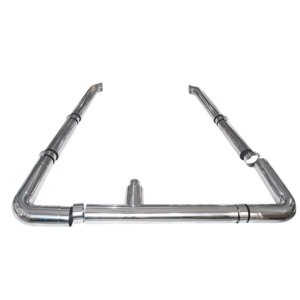 हॉट सेलिंग 8 "रॉड 153 इंच ऊंचाई 45 डिग्री बाहर निकलने वाले निकास पाइप किट 359 379 389 के लिए पूर्ण निकास किट - Product Image 4