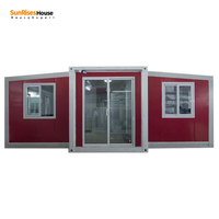 Maison préfabriquée extensible en vrac, disponible en tailles 20ft, 30ft, 40ft – Maison conteneur extensible