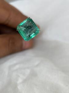 Esmeralda Verde Natural, Corte Octogonal, Piedra Preciosa Suelta, Esmeralda Facetada para Anillo, Colgante, Collar, Fabricación de Joyas - Product Image 2