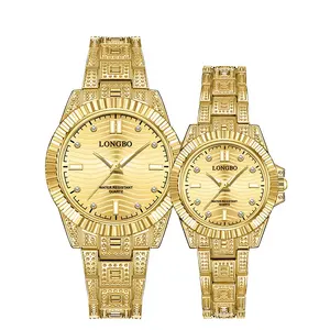 LB Couple Wrist Watch Men Analog Quartz Wristwatch Elegance Women Watches waterproof Stainless Steel wrist watches
