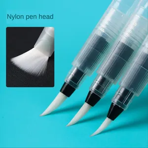 Ensemble <span class=keywords><strong>de</strong></span> stylos à eau pour aquarelle, pigments solides, pour débutants, 1/3/6 pièces, rechargeables, à tête souple, avec réservoir d'eau, <span class=keywords><strong>pinceau</strong></span> <span class=keywords><strong>de</strong></span> peinture à main levée - Product Image 5