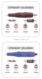 Giapponese importa la migliore qualità pennello micromotore trapano per unghie forte manipolo maratona brushless handpiece cuscinetto vendere bene - Product Image 4