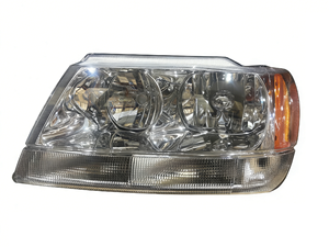 Faro Delantero Halógeno de Repuesto para <span class=keywords><strong>Jeep</strong></span> <span class=keywords><strong>Grand</strong></span> <span class=keywords><strong>Cherokee</strong></span> 1999 <span class=keywords><strong>2000</strong></span> 2001 2002 2003 Par Izquierdo y Derecho - Product Image 2