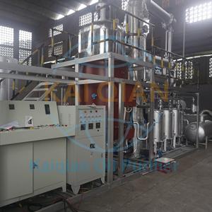 Machine de distillation d'huile usagée industrielle, huile moteur de voiture usagée pour huile de base lubrifiante de haute qualité - Product Image 6