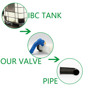Chinesischer Hersteller Manuelle Wasser-DN62-Absperrklappe S60x6 Gewinde IBC-Tank-Anschlüsse Camlock-Adapter - Product Image 6