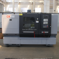 Torno CNC de Cama Plana Horizontal con Optimización Inteligente de Parámetros de Proceso, Control GSK, Rieles Cerámicos de Ultra Larga Duración