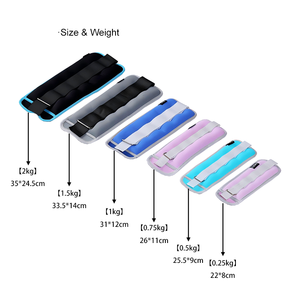 Hoàn toàn có thể điều chỉnh mắt cá chân Trọng lượng hàng ngày tập luyện tùy chỉnh cổ tay trọng lượng cho sức mạnh Đào Tạo - Product Image 4