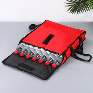 Nouveau sac isotherme rouge pour la livraison de nourriture, sac isotherme personnalisé pour pizza, sac isotherme pour le déjeuner, sac isotherme pour boissons - Product Image 4