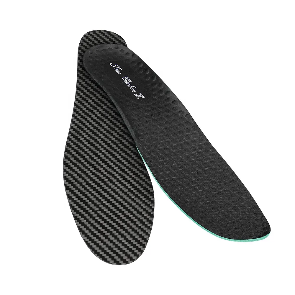 2021คาร์บอนไฟเบอร์กีฬา Insoles Fasciitis ฟุต Insoles Arch สนับสนุนแทรกบรรเทาดูดซับ Insoles