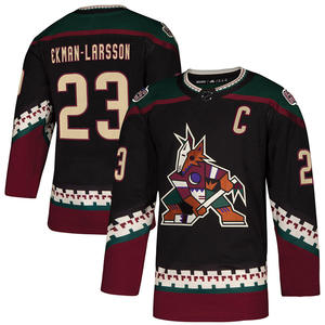 Maillot des Coyotes d'Arizona pour homme, maillot de match à domicile du capitaine 19 Doan, col en V, évacuant l'humidité - Product Image 4