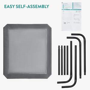 Star Pets <span class=keywords><strong>Resin</strong></span> <span class=keywords><strong>Wicker</strong></span> Erhöhtes Haustier bett Ortho pä discher Roboter Gelbes Dreieck Design Kostenlose Proben aus Schaum und Polyester - Product Image 2