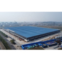 Construcción de metal industrial de estructura de acero prefabricada de fábrica personalizada de gran envergadura