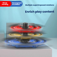 Robot transformable créatif, fidget spinner, jouet sensoriel anti-stress, spinner à doigts transformable