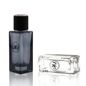 Bouteille en verre vide carrée rectangulaire noire mate de 100ml Bouteille de parfums nouveau design avec boîtes d'emballage - Product Image 6