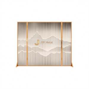 ANN7619 Biombo Decorativo Multifuncional de Acero Inoxidable con Acabado Brillante Moderno, Diseño Personalizado - Product Image 2