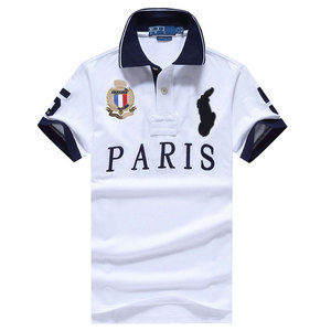 Camiseta Polo Casual de Algodón 100% con Logotipo Bordado Personalizado, Corte Corto para Hombre, Diseño de la Marca Laurenes City - Product Image 5