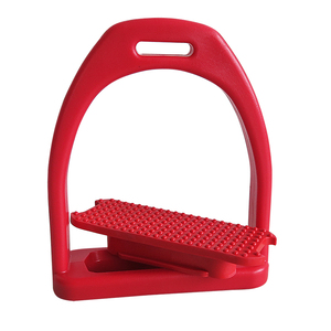 Estribo para <span class=keywords><strong>caballo</strong></span> de material P.O.M. con almohadilla de goma. Se vende en pares. Producto para equitación, suministro ecuestre. ST4104S - Product Image 4