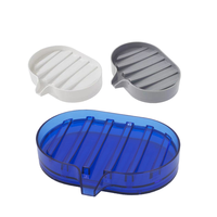 Jabonera de Plástico 100% PET con Diseño de Drenaje, para Hotel, Hogar, Baño, Color Personalizado, Gran Venta